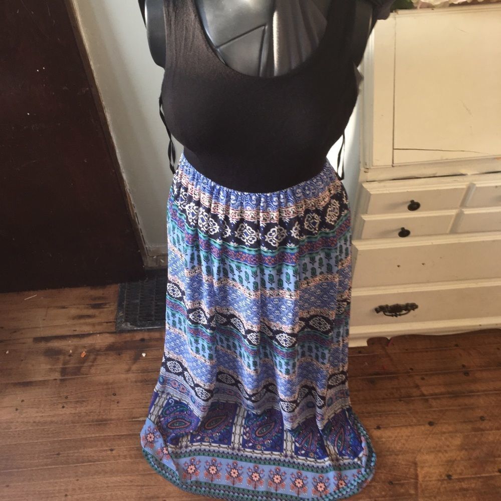 Gibson Latimer floral sleeveless maxi dress